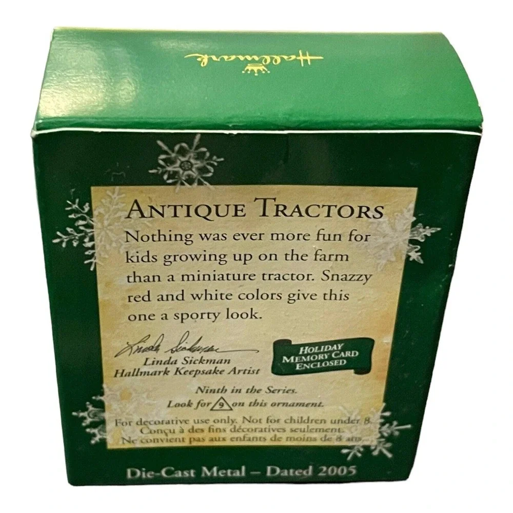 Hallmark‎ 2005 Miniature Antique Tractors 9th in Series QXM8992